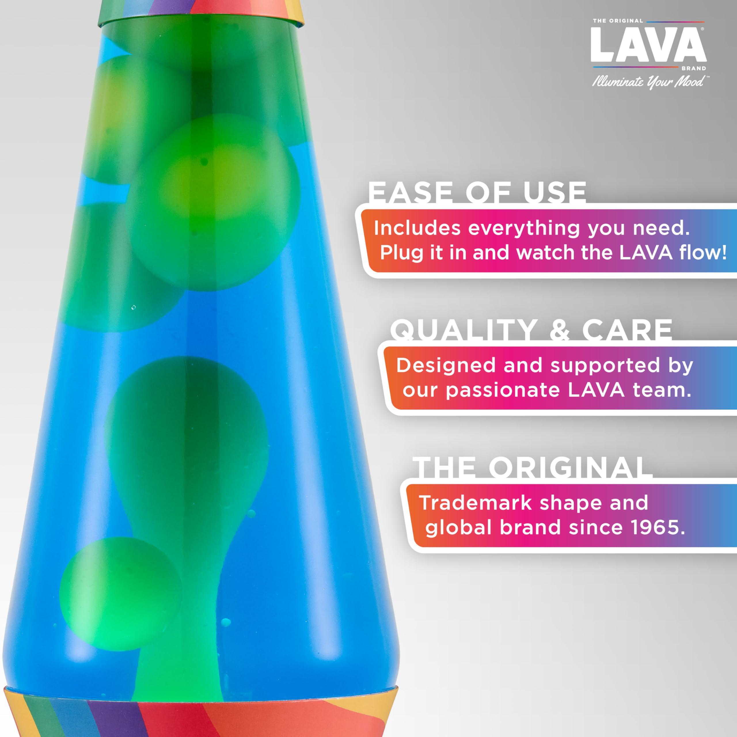 Amazon.co.jp : Lava The Original Lamp - 14.5インチ ワープ
